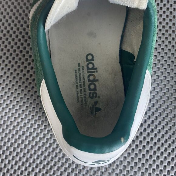Adidas Gazelle Men Size 13 Green Suede Low Top Lace Up 029002 - Picture 12 of 14